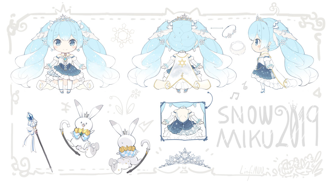 Snow Miku 19 初音ミク公式 ミクモバ は人気絵師のアプリ 壁紙 スタンプなどきせかえ素材が使い放題