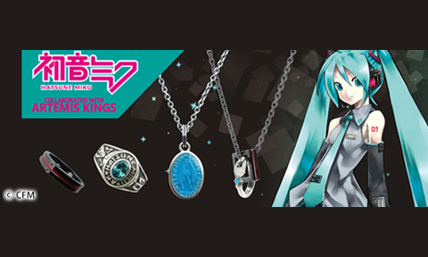 新品未使用 初音ミク×ArtemisKings コラボネックレスカラーシルバー ...